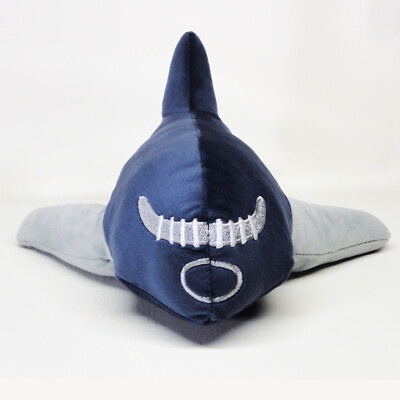Trend Lab Airplane Plush Plane Jet Blue Gray Stuffed Embroidered Toy Lovey 10''
