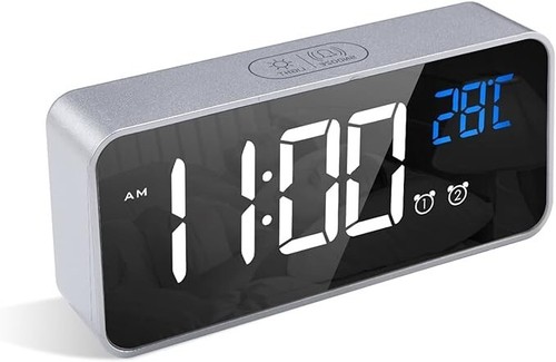 Digital Large Big Jumbo LED Wall Desk Clock Display With Calendar Temperature - Picture 2 of 17