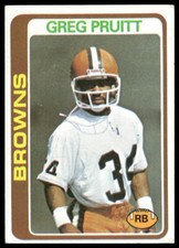 1978 Topps #245 Greg Pruitt Cleveland Browns