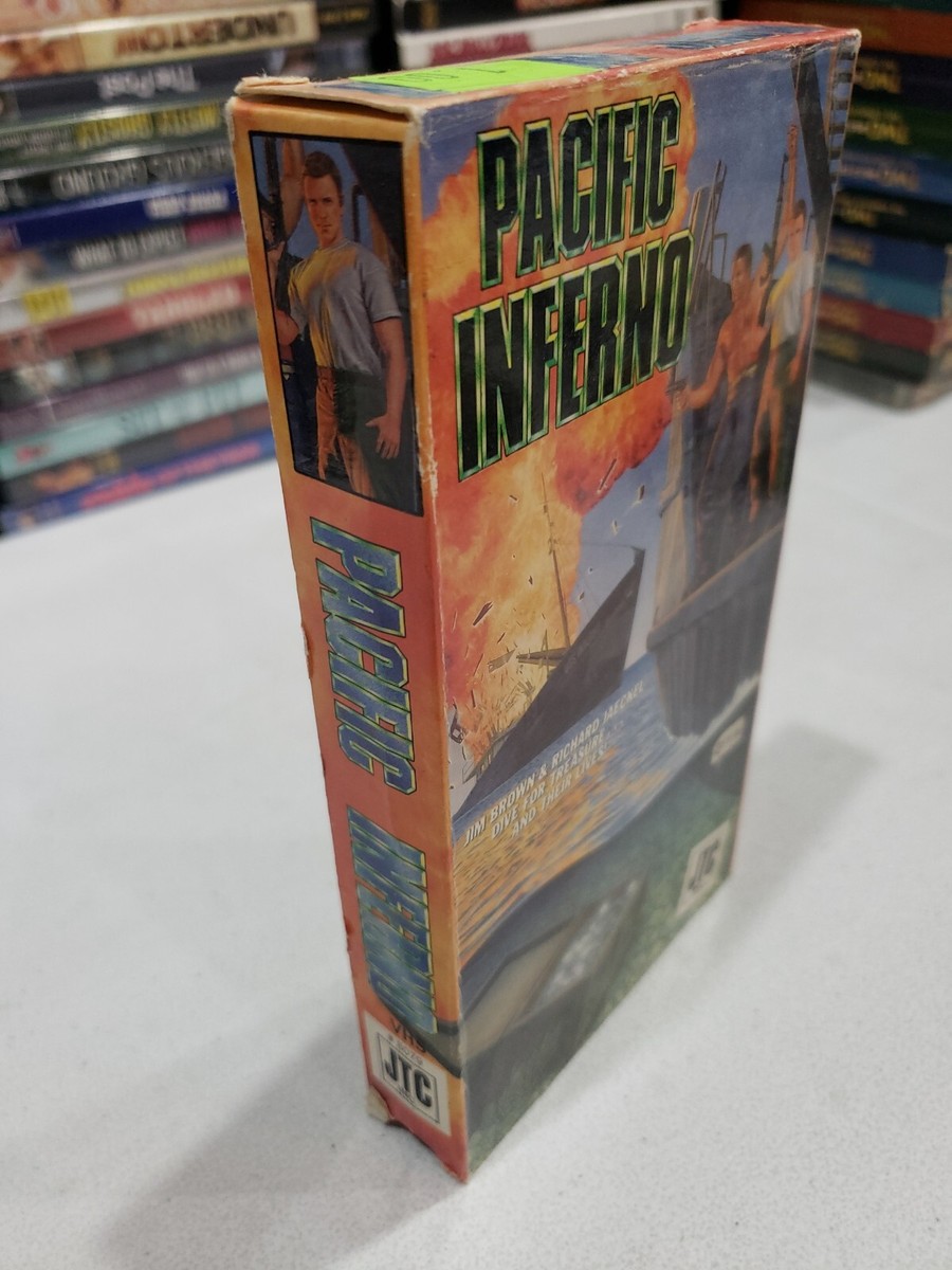 Pacific Inferno 1979 VHS ! Jim Brown Rik Van Nutter War Action