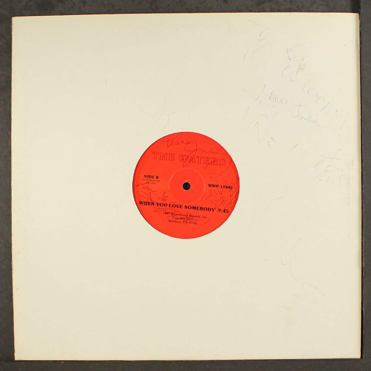 WATERS: when you love somebody / love scores WATERWHEEL 12