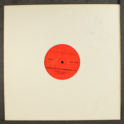 WATERS: when you love somebody / love scores WATERWHEEL 12