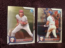 2022 Bowman Chrome Philadelphia Phillies lot-Bryce Harper, Alec Bohm