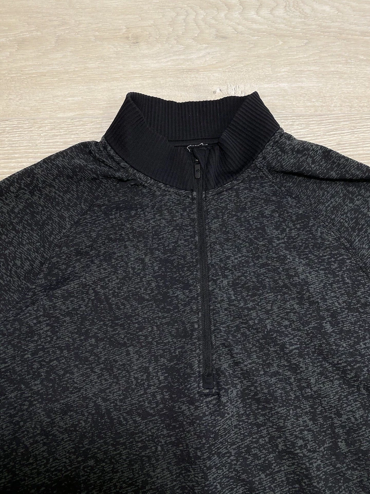 Lululemon Women’s Rest Less 1/2 Zip Long Sleeve Pullover Jacket Black Sz 12? - Image 2 of 4