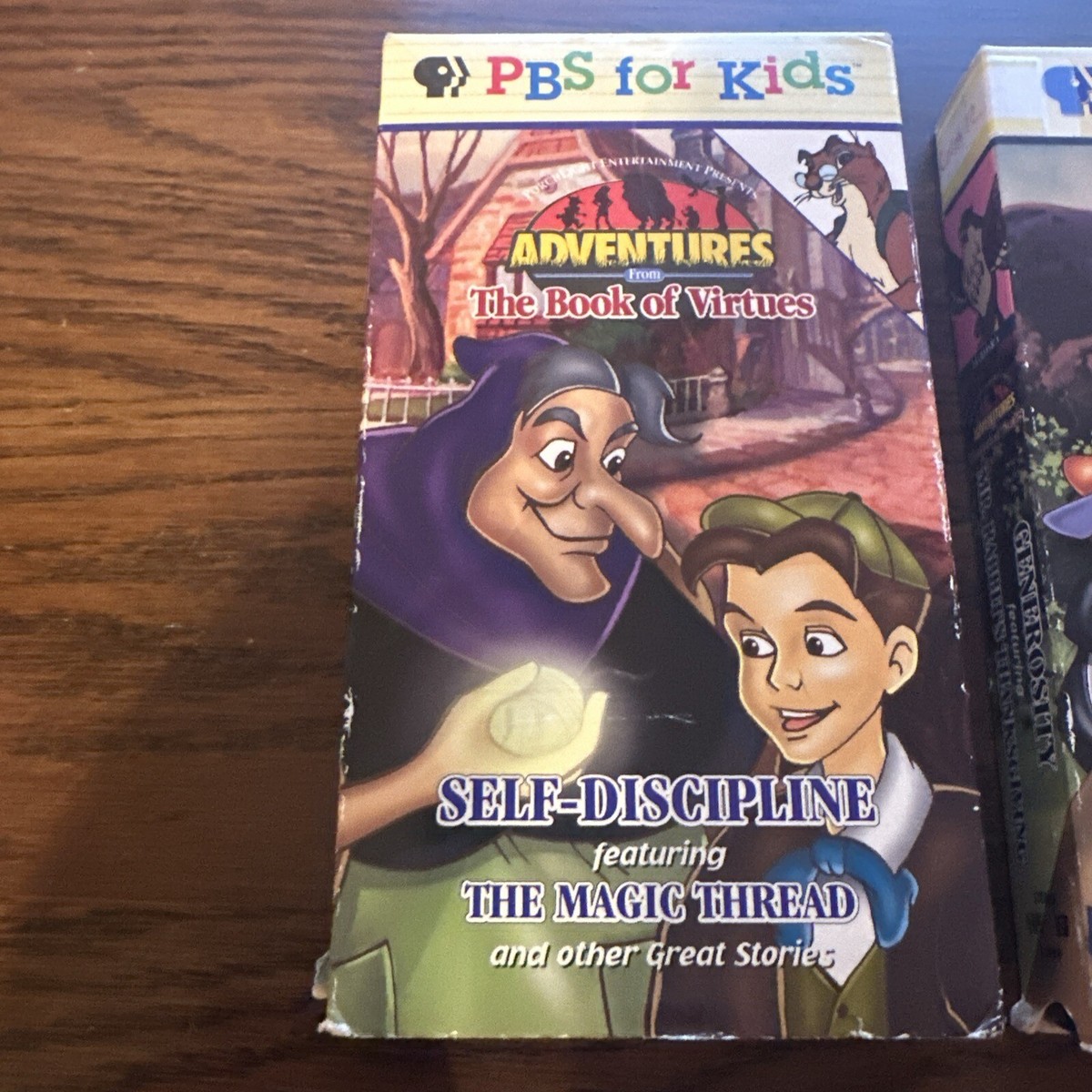 Lot Of 3 PBS KIDS Adventures From the Book of Virtues VHS