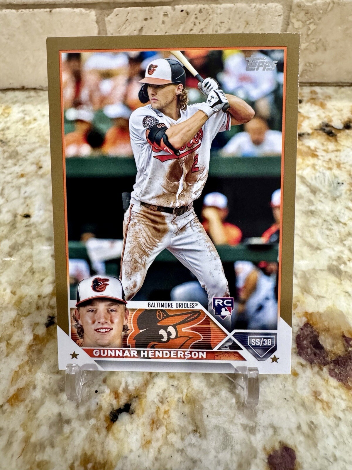 🔥GUNNAR HENDERSON 2023 Topps Series 1 Gold 2006/2023 #206 Rookie RC ⚾️