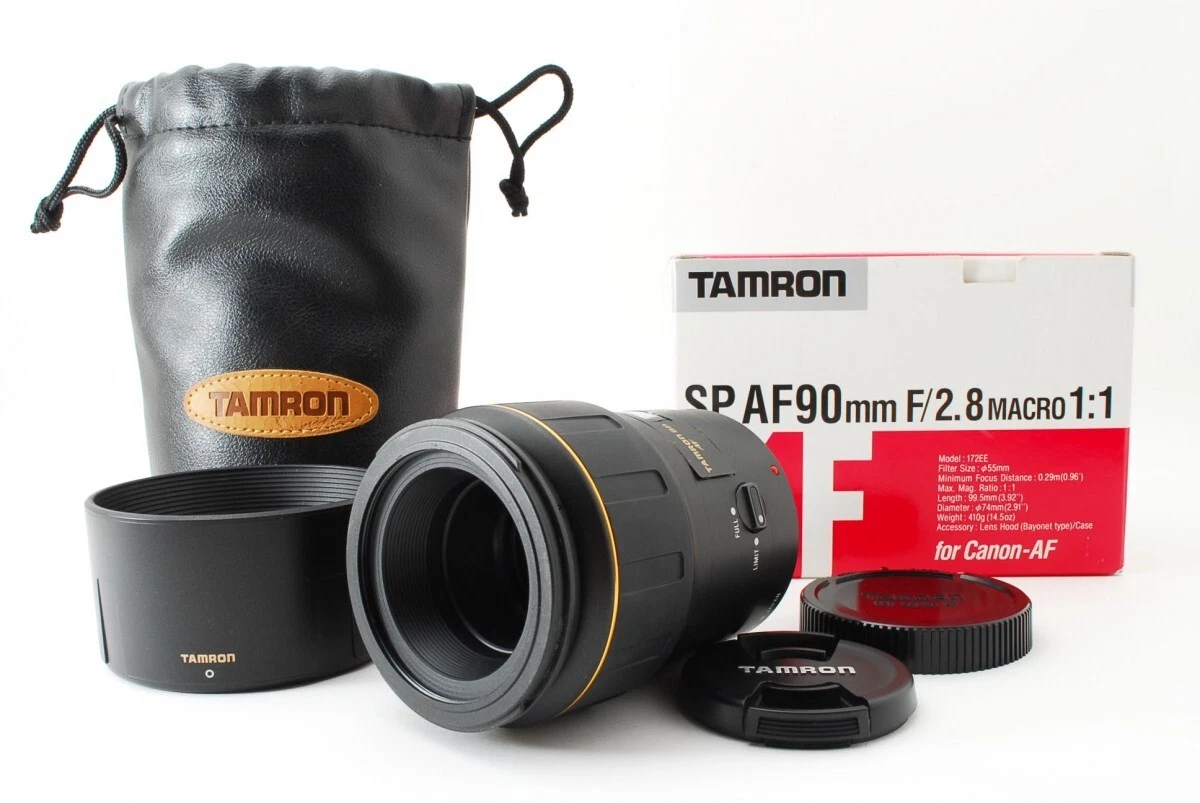Tamron Sp Af 90Mm F/2.8 Macro 172E Canon Ef Interchangeable Lens