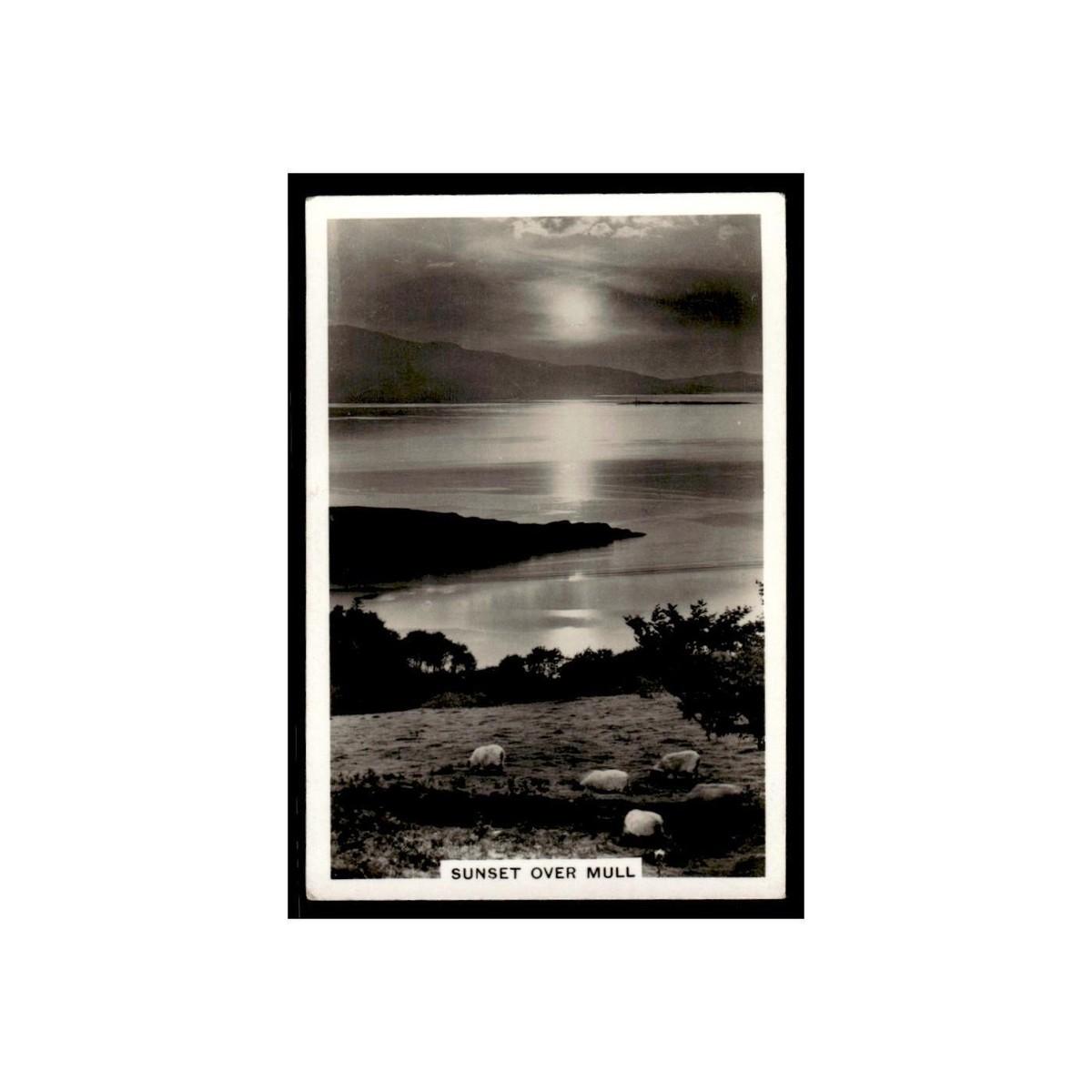 Sunset Over Mull 1939 Senior Service Cigarettes Beautiful Scotland #20 EX