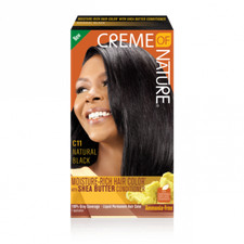 Creme of Nature Moisture Rich Liquid Hair Color C11 Natural Black, 1 Application