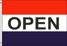 3x5 Open Flag 3x5 ft 3 x 5 NEW Large Banner SIGN 100D FABRIC
