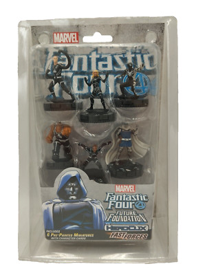 Marvel Heroclix Fantastic Four Future Foundation Fast Forces Set Englisch Neu #