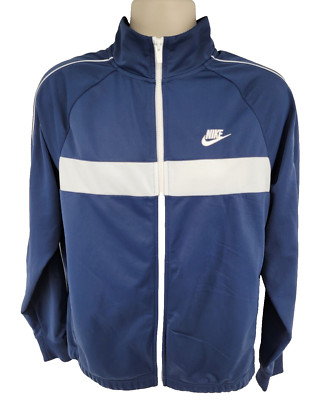 Nike NSW Classic Full Zip Track Jacket BV3009-410 Retro Blue Men's Size Medium