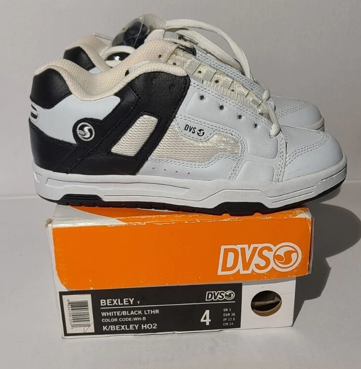 DVS BEXLEY VINTAGE Chunky Y2K FAT TOUNGE Black Mens Skateboard Shoes Size 4 NEW