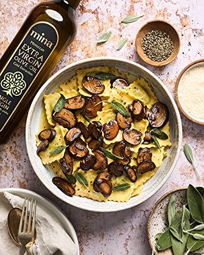 Mina Extra Virgin Olive Oil New Harvest Polyphenol Rich Moroccan Olive Oil Fl