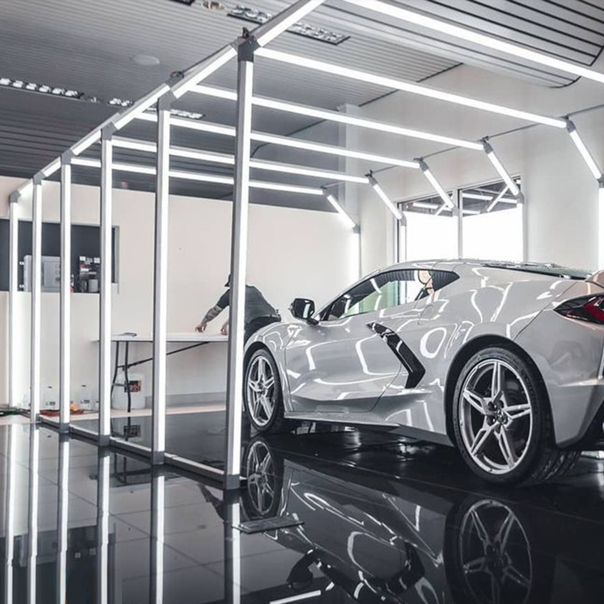 LED Tunnel Lighting Car Detailing Tunnel Light 6500K for Garage