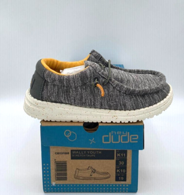 Hey Dude Wally Youth Stretch Taupe 130131555 EU 30 US Kid's 11