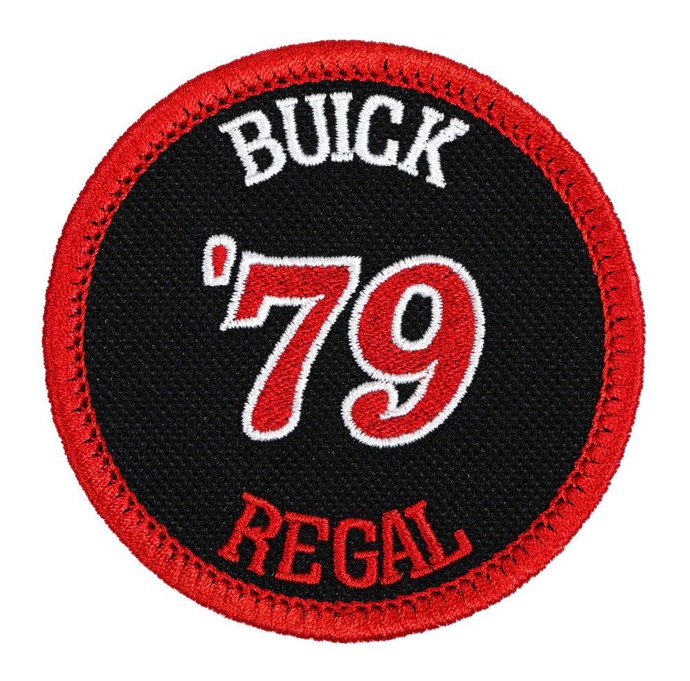 1979 Buick Regal Embroidered Patch Black/Red Iron-On Sew-On Jacket Hat Backpack