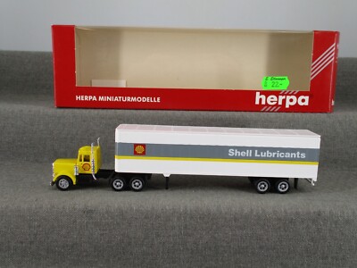 Herpa 1:87 141901 US Truck ''SHELL LUBRICANTS'' in OVP