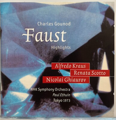 Charles Gounod : Faust - Highlights (CD 1988 Belgium) *Rare* *Very Good*