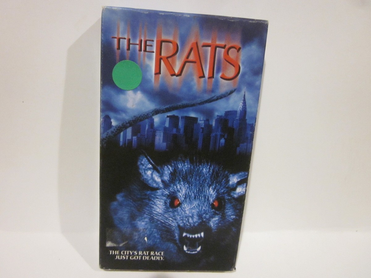 The Rats (Horror VHS) White Tape - Vincent Spano, Madchen Amick