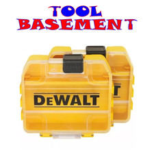 2 x Dewalt TSTAK Mini Tough Case+ Screwdriver Bit Accessory fits  Carry Case