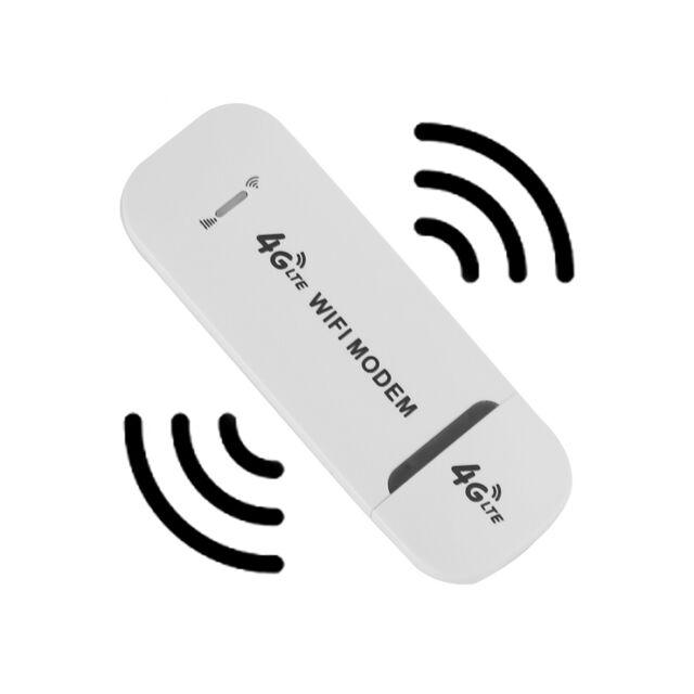 4G-LTE Wireless WiFi Router USB Dongle Netzwerkkarte Mobile Breitband Modem Weiß GU11006