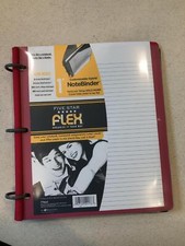 Five Star Flex 1 Inch 3 Ring Hybrid Notebinder Red