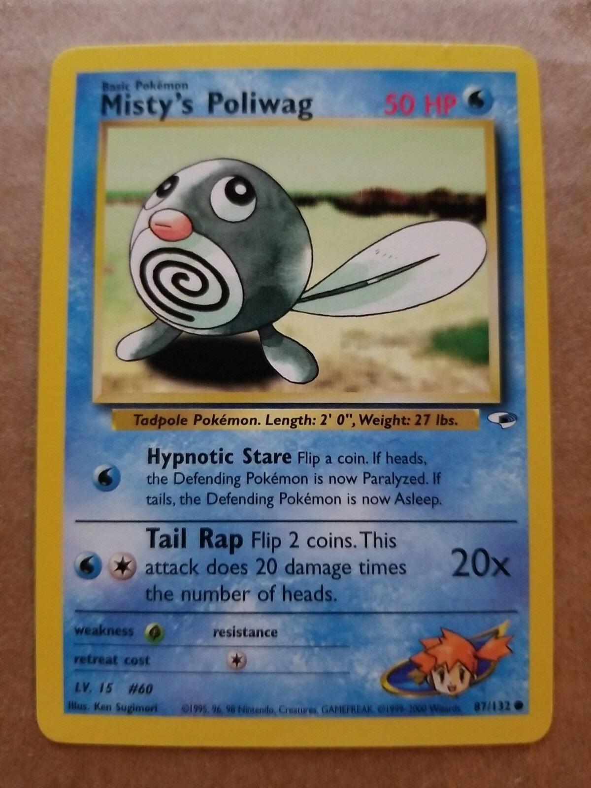 Misty's Poliwag - 87/132 - Gym Heroes - Common