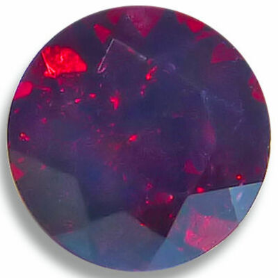 Natural Garnet Arizona Chrome Pyrope Round and Oval Faceted Gems Fine Cut AA+
