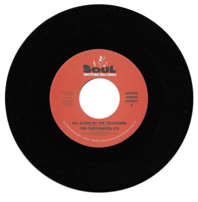 NEW!  7'' The CHECKMATES LTD- All Alone By The Telephone/ Body Language SB7055