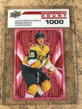 BRENDAN BRISSON 2024-25 UD Ser 2 Hky Population Count Clear Cut PC-57 #/1000 AHL