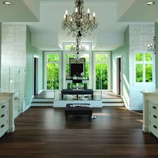 Elegant Vinyl Plank Flooring - Interlocking Floating Planks - 21.42 Square Feet