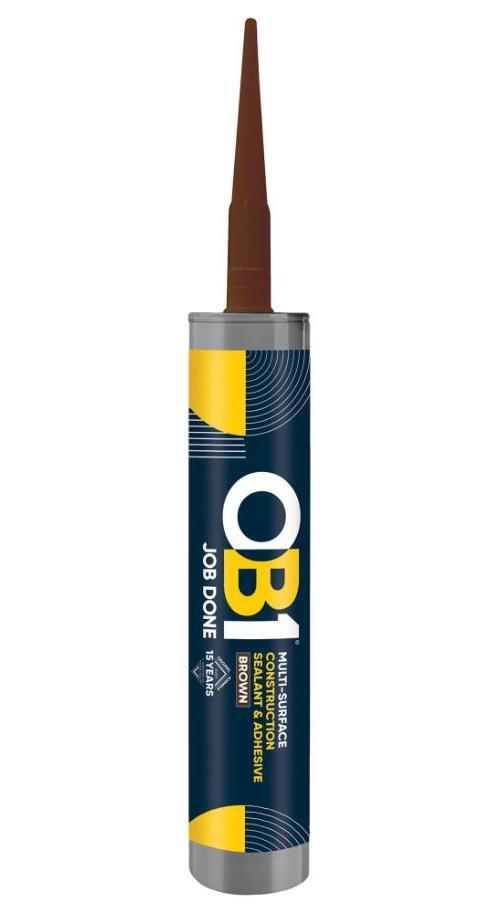 OB1 Sigillante E Adesivo Multi-Superficie, Marrone - 290ml - OB1SCS290BR
