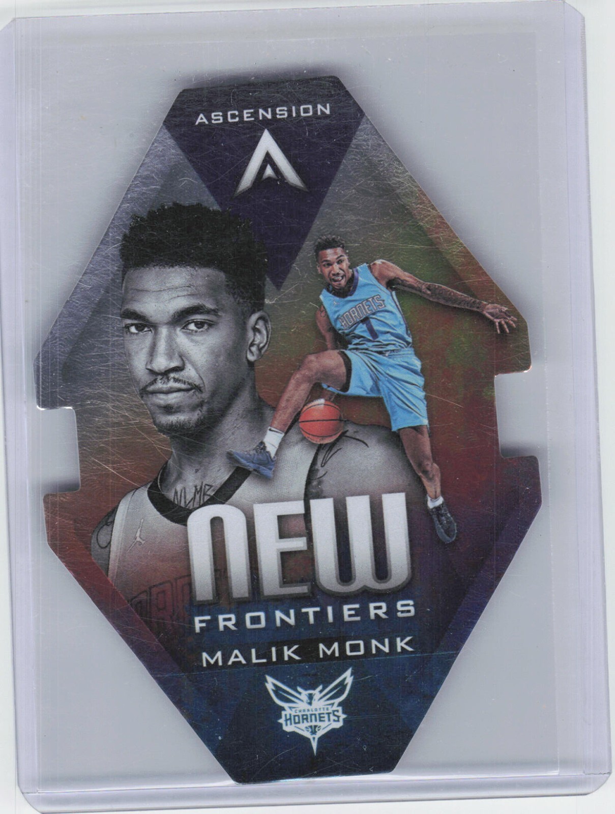 2017-18 Panini Ascension Malik Monk NF9 New Frontiers Rookie Die-Cut