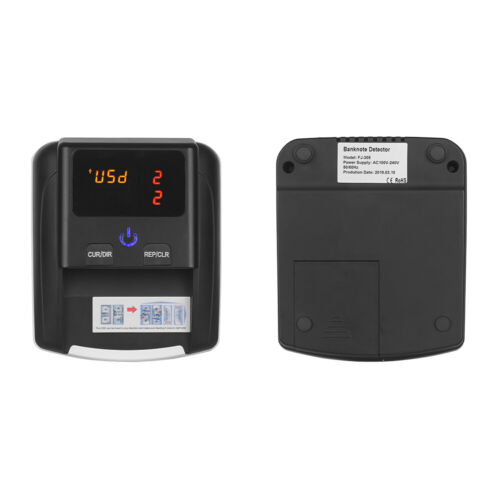 Banknote Bill Detector Counter Counterfeit Fake Money Cash Checker for USD EURO - Picture 9 of 11
