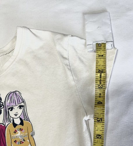 Garanimals 365 Kids Girls Size 7 Beige/Cream Color Graphic T-Shirt Cotton Top - Picture 8 of 8
