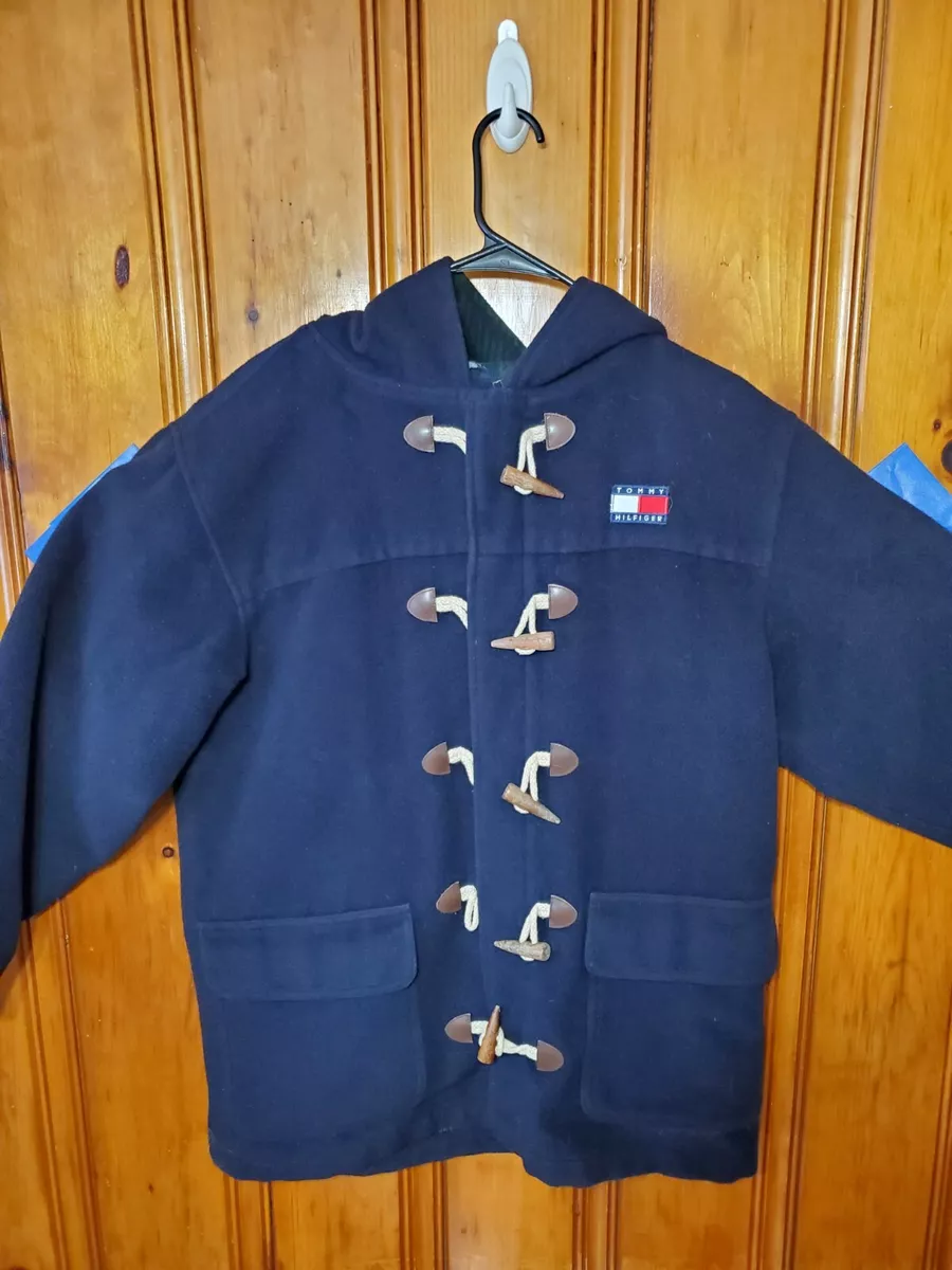 tilfældig Duftende Satire Vintage Tommy Hilfiger Wool Duffle Coat XL | eBay