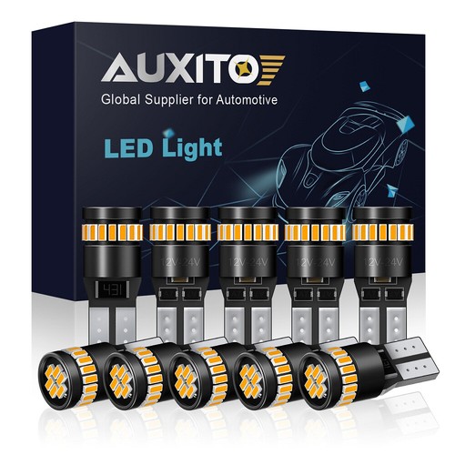 AUXITO T10 194 168 2825 LED License Plate Lights Bulb White Red Amber Blue W5W - Picture 23 of 64