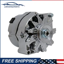 For Chrome BBC SBC 1968-1982 Chevrolet GM  Alternator Replaced ADR0335-C