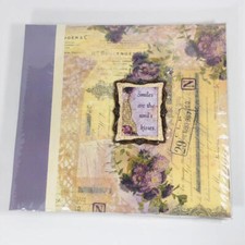 Tapestry by C.R. Gibson 12" x 12" Lavender  Lace Scrapbook New