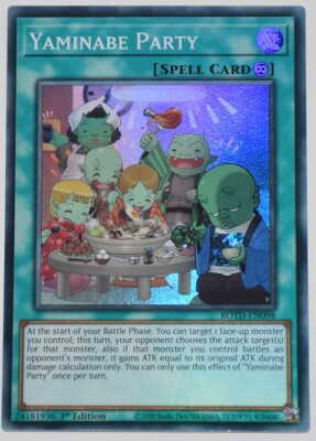 Pièce Rare Pour Deck Ou Collection Carte Yu-Gi-Oh! Yaminabe Party - ROTD- EN098 - Super Rare - 1ère édition Carte De Collection Jeu De Cartes