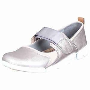 clarks silver trainers