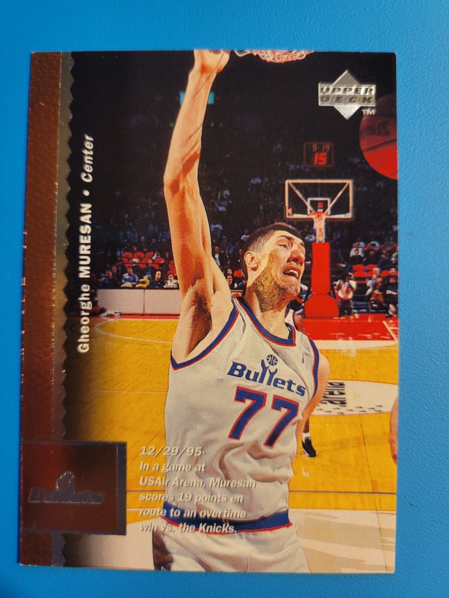 NBAカード　　ゲオルゲムレシャン 今日、ゲオルゲ・ムレシャンに会えたんだ。30年前のルーキーカードに