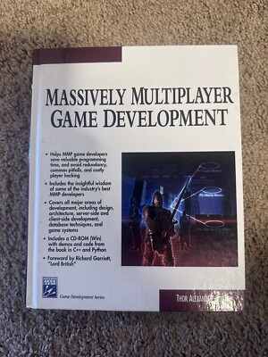 Massively Multiplayer Game Development - Thor Alexander - Sealed CD-ROM Like NEW