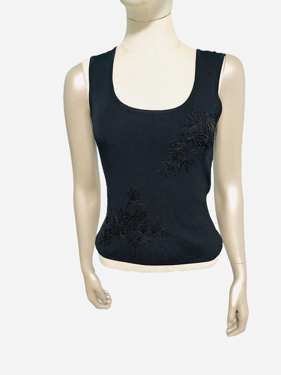 LGB初期TANK TOP人気DREAD ROCKS黒archiveロックY2K Men's Gothic Beaded Cross Flocking Tank Top – Punk Design