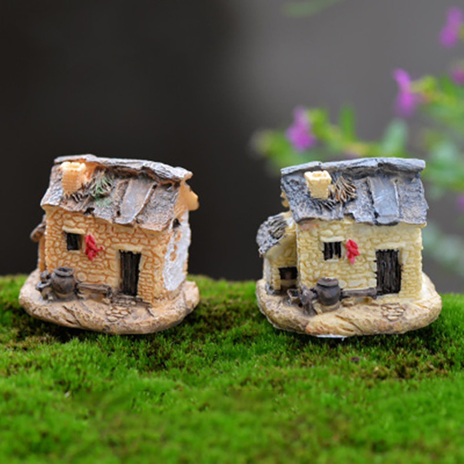 Micro Landscape Decoration Miniature Resin M Ornaments for Christmas Tree |  eBay