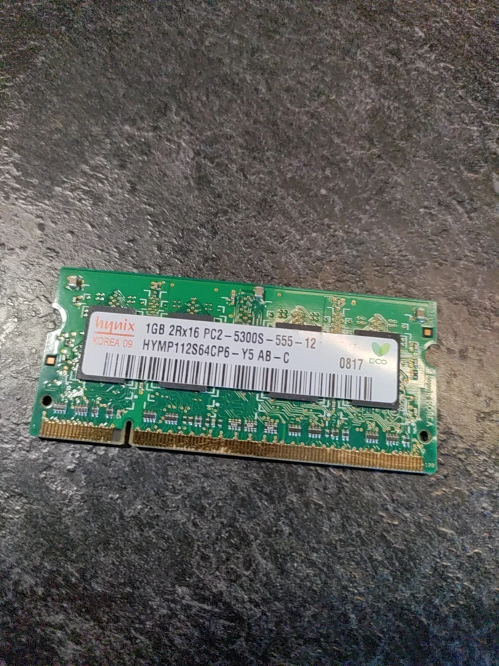 Used HYMP112S64CP6-Y5-AB-C Hynix 1GB PC2-5300 DDR2-667Mhz non-ECC - Image 2 of 3