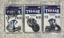 3 Packs TroKar Octopus Hooks Size 6/0