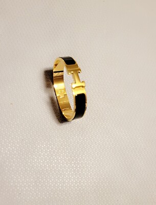 Hermès Clic H Bracelet Black Color 