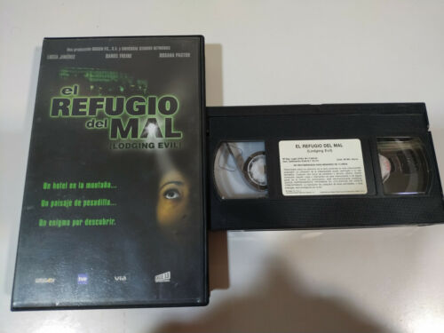 El Shelter del Evil Lodging Evil Felix Head Terror - VHS Tape Spanish 3T - Picture 1 of 8